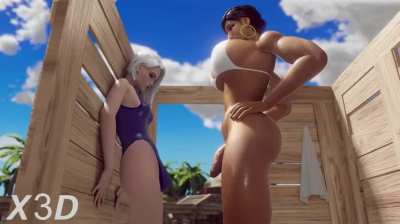 Pharah & Ashe, (X3D) [Overwatch]