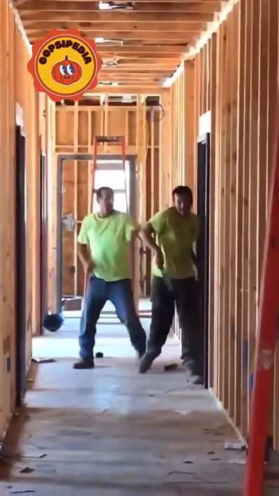 Wonder why construction takes so long 🥊🥊