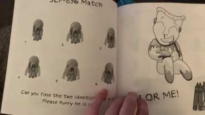 I made an SCP Activity book 4 Kidz