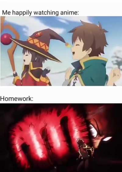 No homework-kun, please don't take my source of happiness away