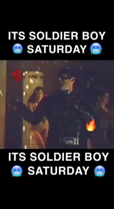 Shut up, its Soldier Boy Saturday 🫡🫡🥶🥶🥶