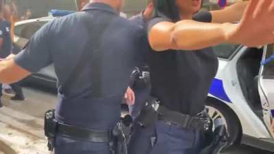 police arresting dentist....