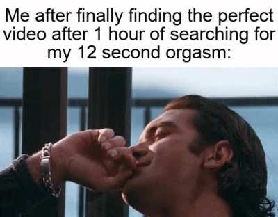 My 15 second nut often takes 1 hour of searching