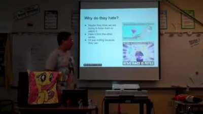 Cringe brony presents for the class