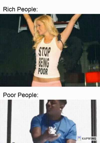 I have solved poverty.