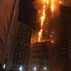 Today (Now), between Sharjah and Dubai, reason of the fire isn't known yet.