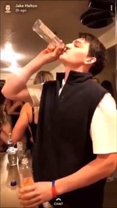 Party advice: Establish dominance early....