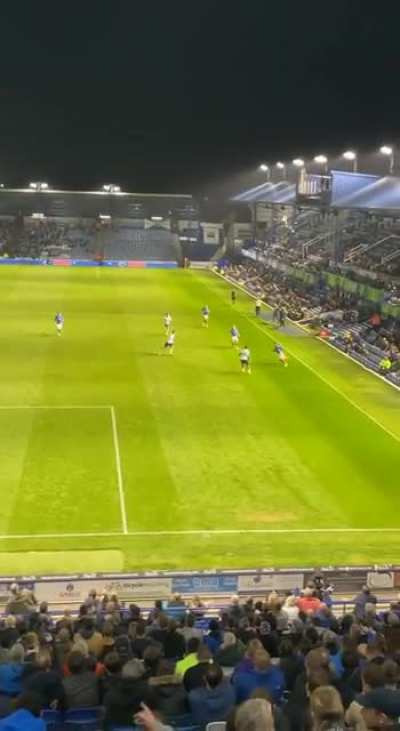 Portsmouth fans chant vs Ipswich Town