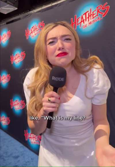 Peyton on Making Her NYC Stage Debut in Heathers The Musical | IG 2/25/2026