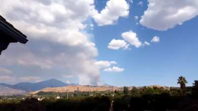 9 hours of yesterday’s El Dorado Fire in Southern California [0:53]