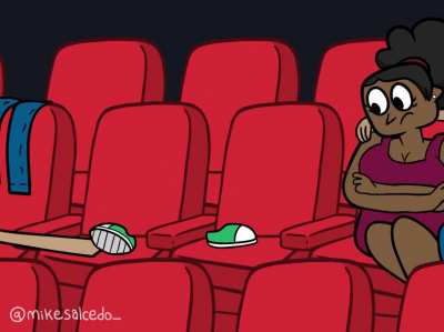 Sneaking some body into a movie