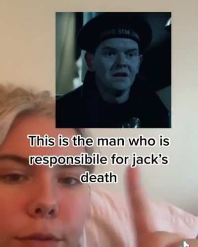 The Real person responsible for Jack's death in titanic.