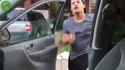 Dancing outside your car while it is in motion