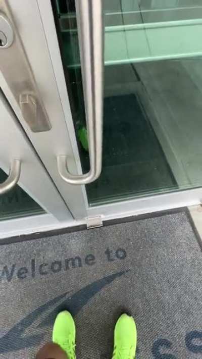 Touch-less entry !