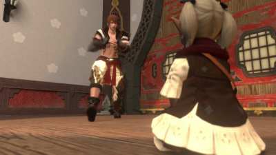 When you find a stray lalafell in your house