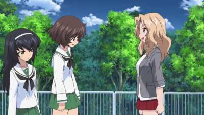 Girls und Panzer but whenever Kay's on screen Bad to the Bone plays