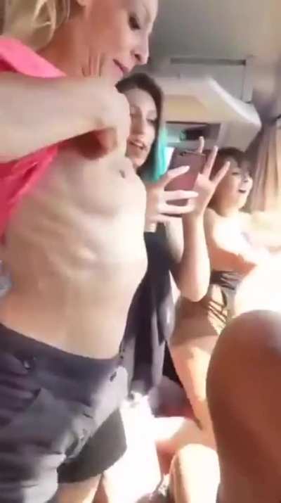 Flashing on the bus