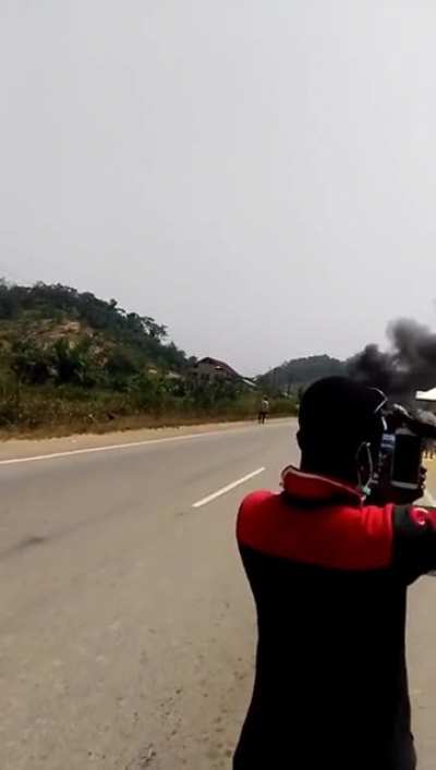 Explosive Delivery Truck in Ghana