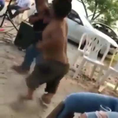 A small fight