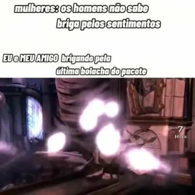 Quem foi q disse q os homens n sabe lutar pelos sentimentos ?