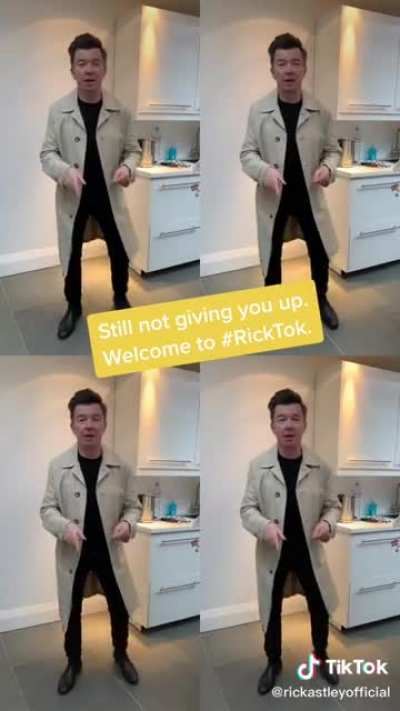 He's made a video on tik tok now ,and it's amazing.