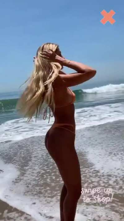 At the beach