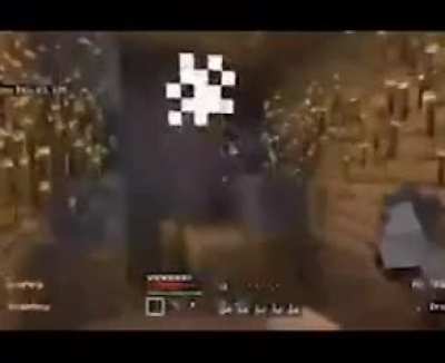 Just your average gameplay in Minecraft: