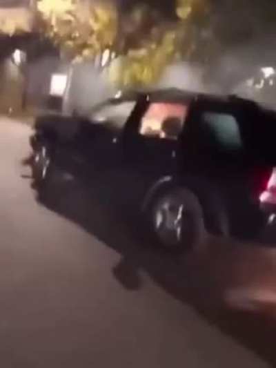 They drove through the wrong hood