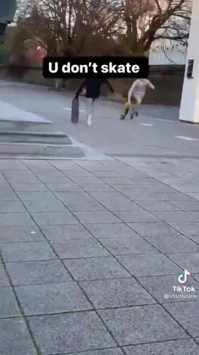Mom! I’m going out to skate with the boys, be back before dinner
