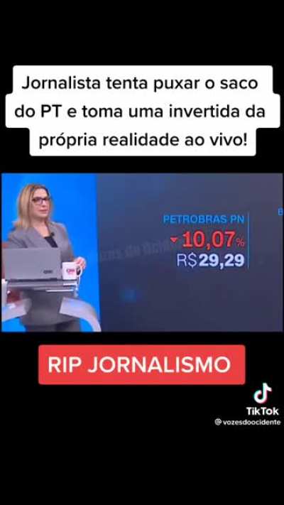 A cada dia que passa o Jornalismo Brasileiro vira uma piada, jornalistas se vendem sem a menor preocupação, uma profissão dessa exige imparcialidade e não estamos vendo isso acontecer.