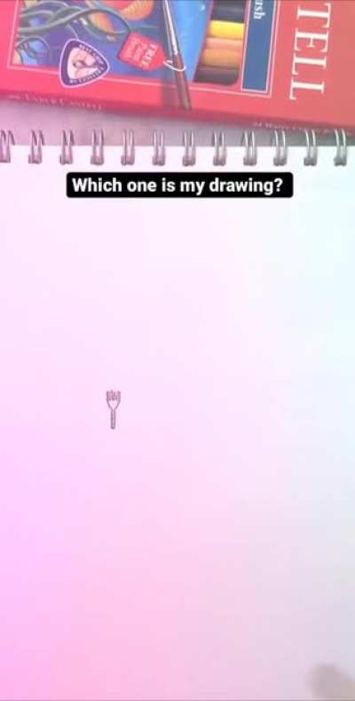 Guess which one's the drawing