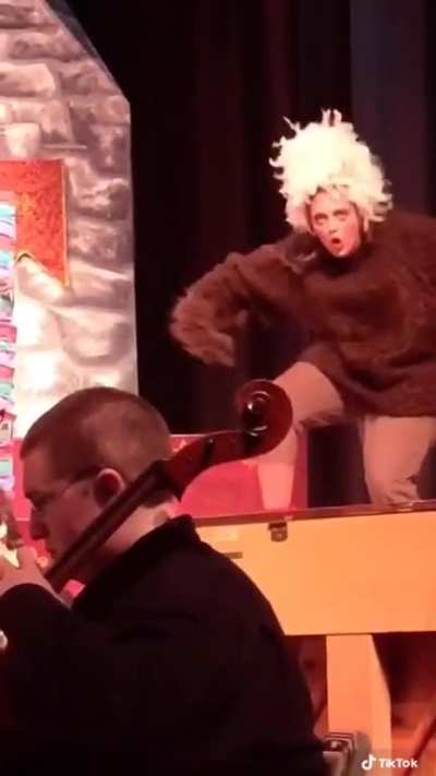 High School clip of girl’s theater musical