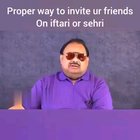 Best way to invite your friend for Sehri