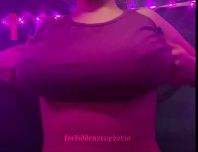 Tiny shirt and no bra for easy access (OC)