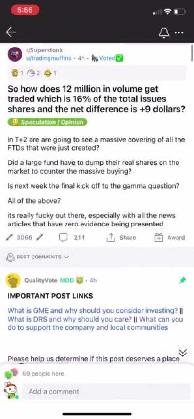 Watching the upvotes battle the downvotes reminds me of my favorite ticker. Retail vs SHF in Reddit form. (u/tradingmuffins for OP cred)