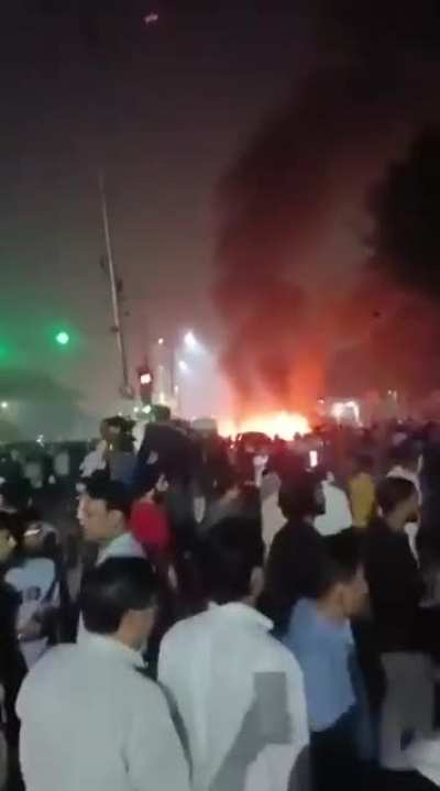 An explosion has been reported near Lal Qila Metro Station in Delhi. Two to three vehicles caught fire after the blast. The cause of the explosion remains unconfirmed.