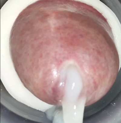 My internal fleshlight cumshot in slowmo