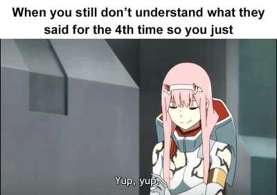 Just nod