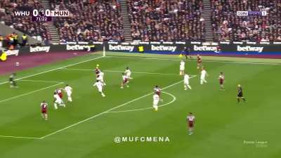 West Ham [1] x 0 Manchester United | Bowen 71' (Passe putiférico do Paquetá)