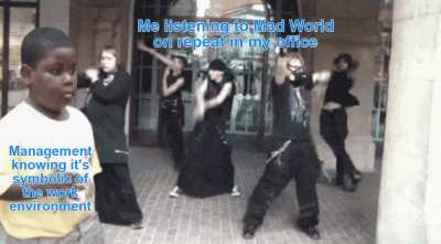 I find it kind of funny.. I find it kind of sad...