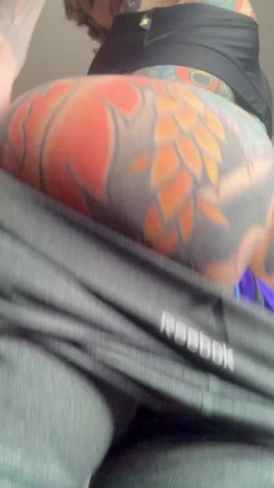 pov I just got home from the gym