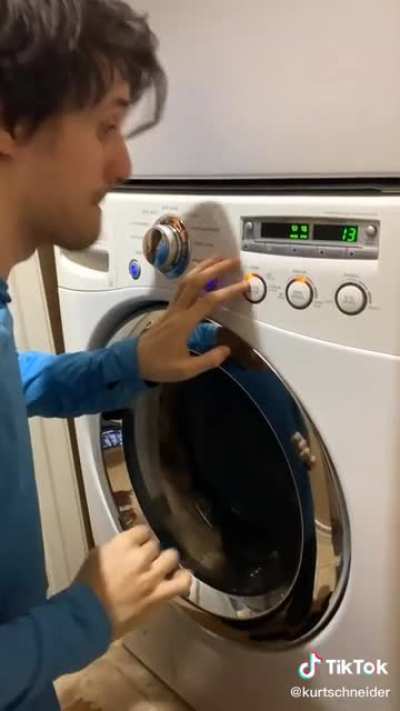 Washing machine unravel