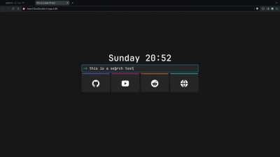 [OC] mtab: New Tab Page for chromium & firefox that allows you to set your wallpaper with animations built in