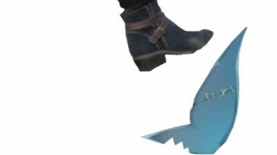 When you accidentally step on your cute little shark....