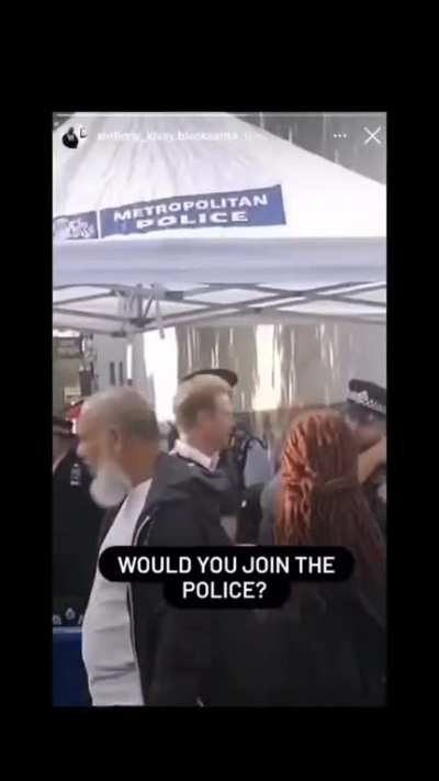 Don't join the police.