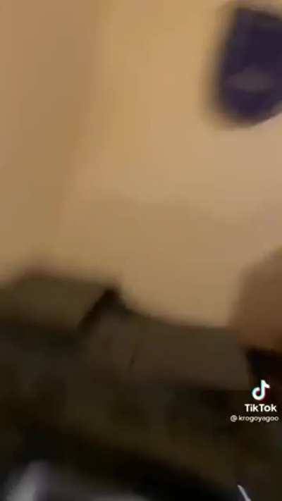 Kid destroys printer for TikTok in front of his parents