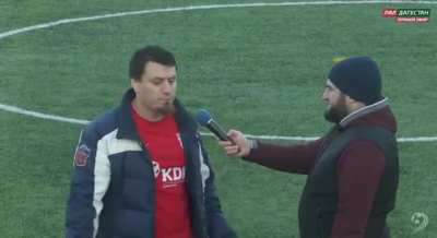 Тренер дагестанской футбольной команды 