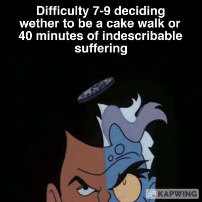 There is no inbetween.