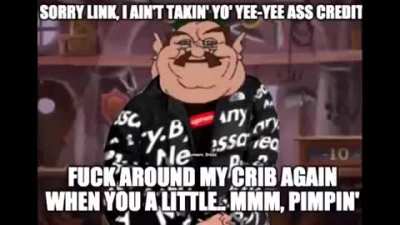 Get you're yee yee ass credit out of here