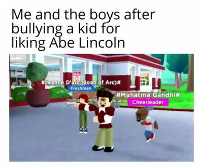 Abe stinks